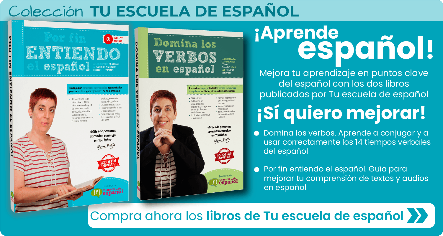 Banner libros de Tu escuela de español