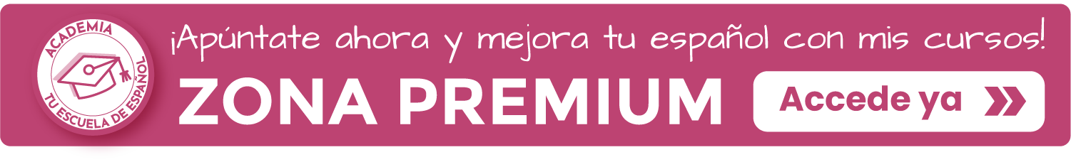 Banner Zona Premium de Tu escuela de español