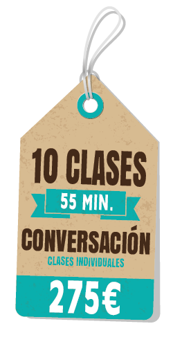10 clases individuales de conversación de 55 minutos