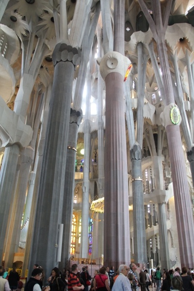 Interior de la Sagrada Familia