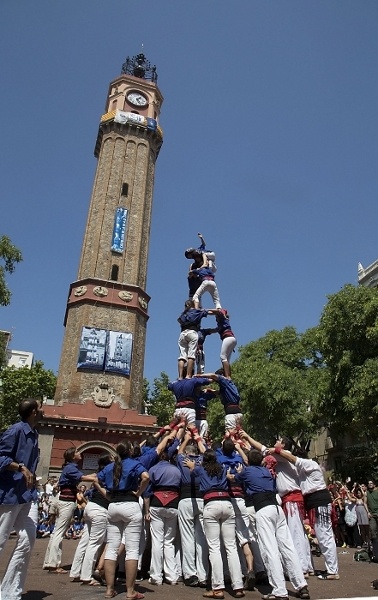 Castell en el Barrio de Gràcia de Barcelona