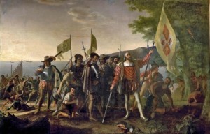Cuadro el 'Descubrimiento de América', de John Vanderlyn