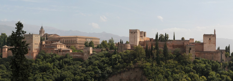 Vista general de la Alhambra de Granada