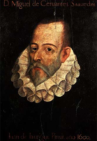 El escritor Miguel de Cervantes