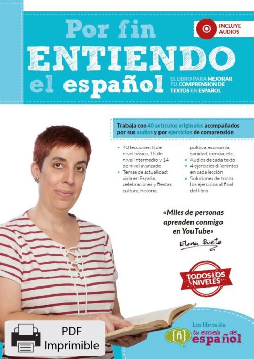 'Por fin entiendo el español' - Versión en PDF imprimible
