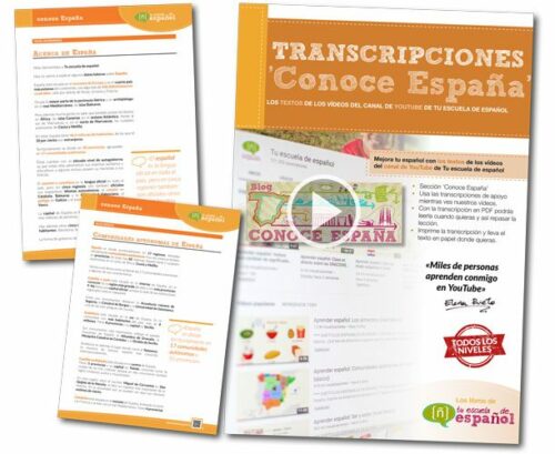 Paquete de transcripciones 'Conoce España'