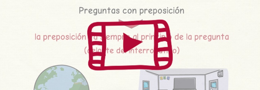 Vídeo explicativo sobre cómo hacer preguntas en español