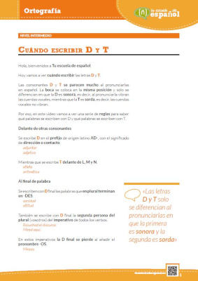 'Cuándo escribir G y J 2'