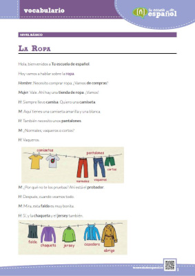 'La ropa'
