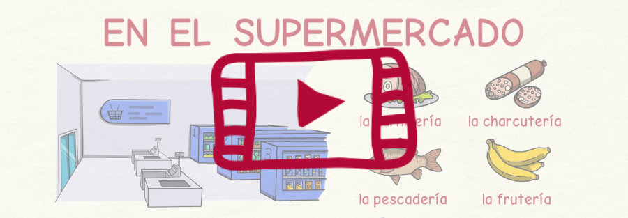 Vídeo con el vocabulario en español del supermercado