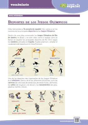 'Deportes de los Juegos Olímpicos'
