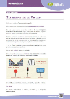 'Ciudad: elementos urbanos'