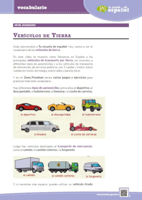'Vehículos de tierra'