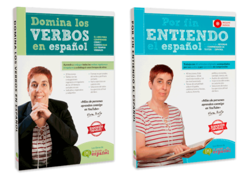 Libros de verbos y de comprensión de Tu escuela de español