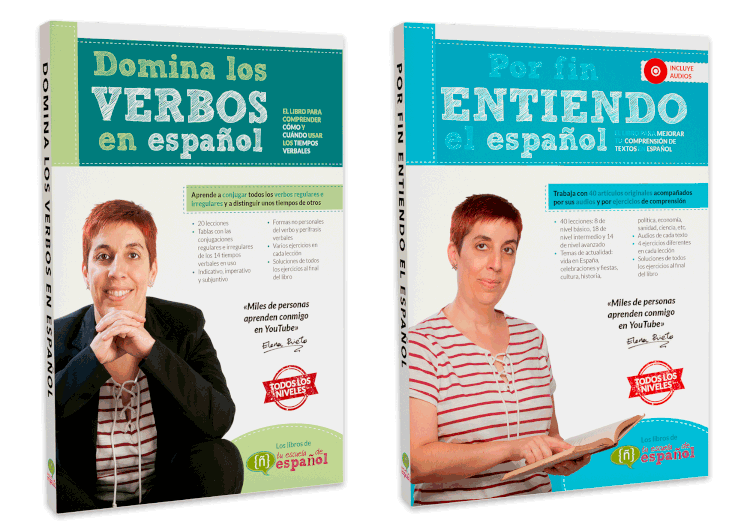 Libros de verbos y de comprensión de Tu escuela de español