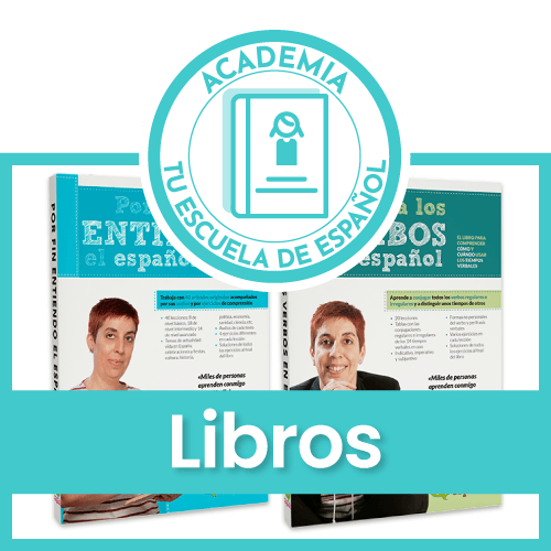 Libros de verbos y comprensión de textos en español